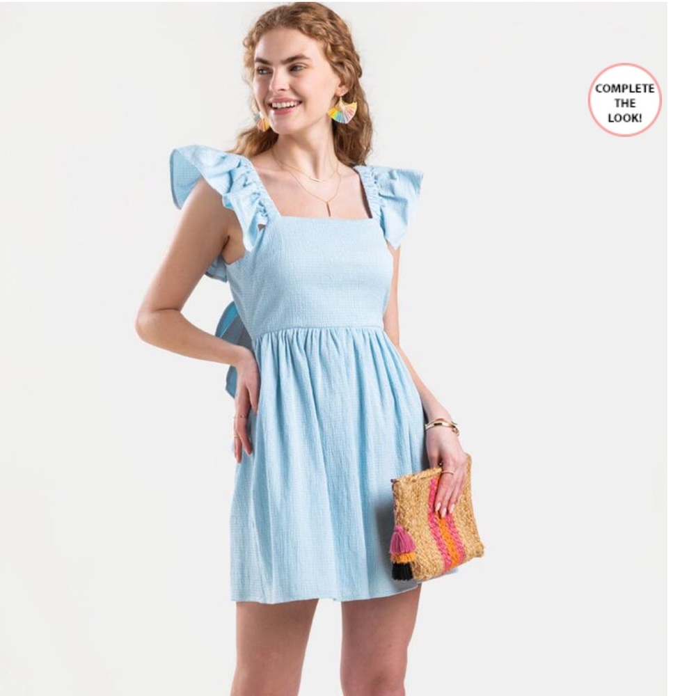 ☀️BABY BLUE MINI DRESS☀️